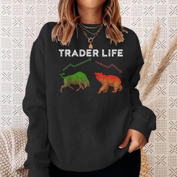 トレーダーtシャツストックtシャツデイトレードシャツマーケット外国為替 スウェットシャツ 彼女への贈り物