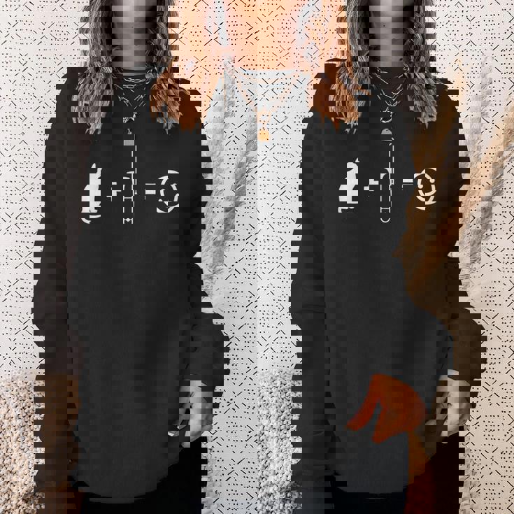 トロンボニストギフト猫とトロンボーンが大好き スウェットシャツ 彼女への贈り物