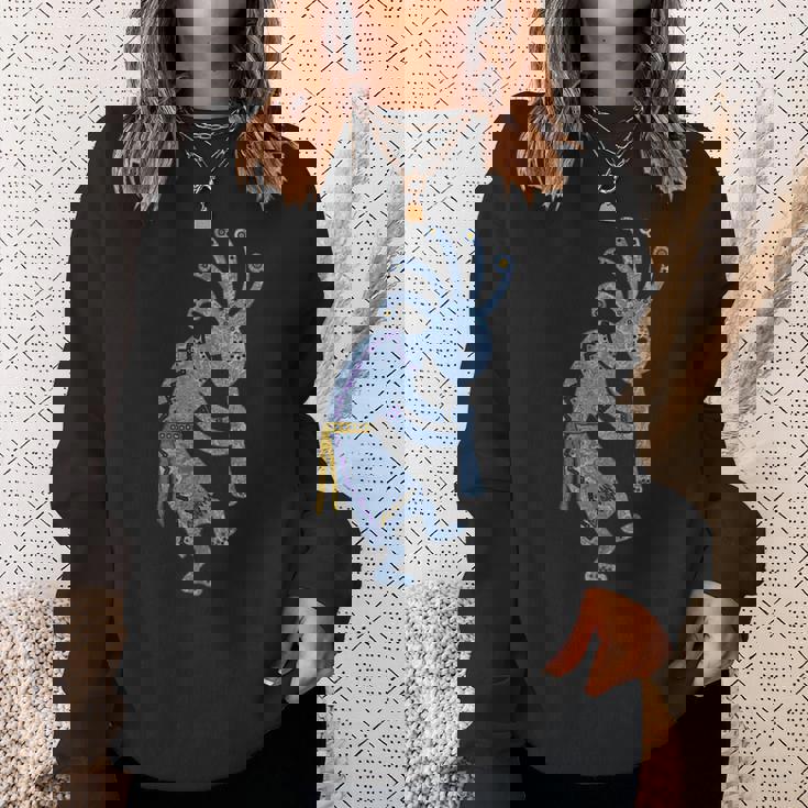 ネイティブアメリカン プエブロ カチナ スピリット ココペリ 3 スウェットシャツ 彼女への贈り物