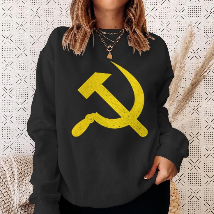 ハンマーと鎌のシンボル Cccp ソビエト連邦 スウェットシャツ 彼女への贈り物