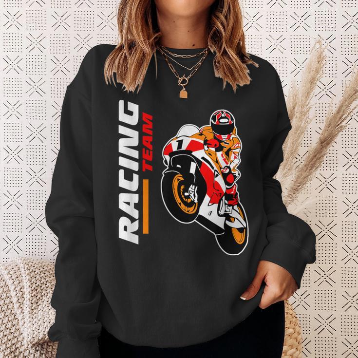 バイクレース Motorcycle Racing スウェットシャツ 彼女への贈り物