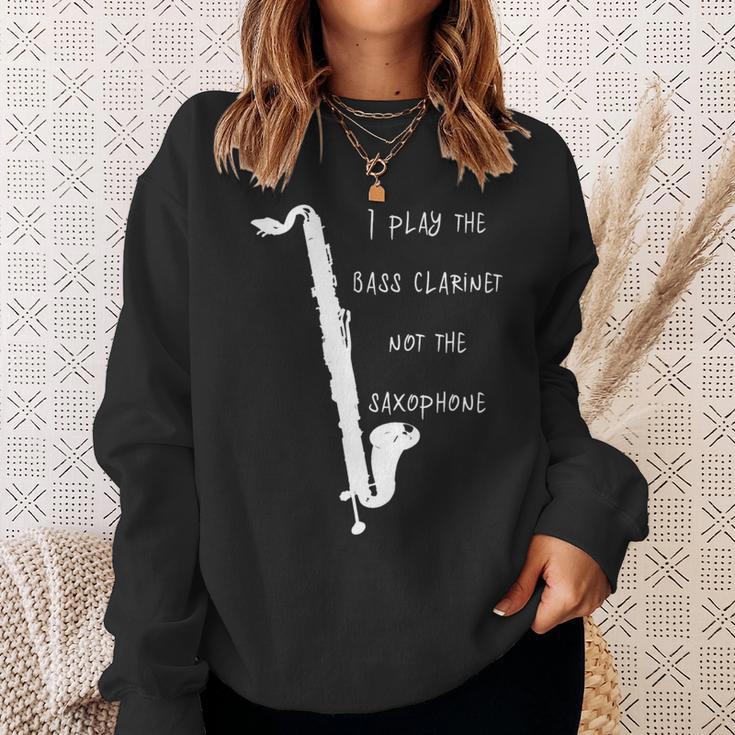 バスクラリネット 長袖tシャツ スウェットシャツ 彼女への贈り物