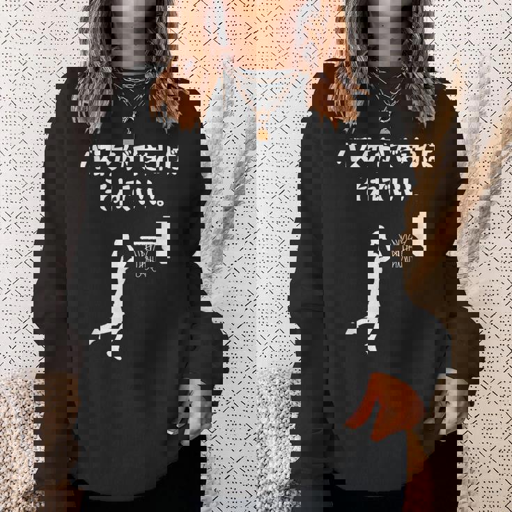 バスケができればそれでいい バスケ バスケ部 バスケットボール部 バスケ好き かっこいい バスケットマン スウェットシャツ 彼女への贈り物