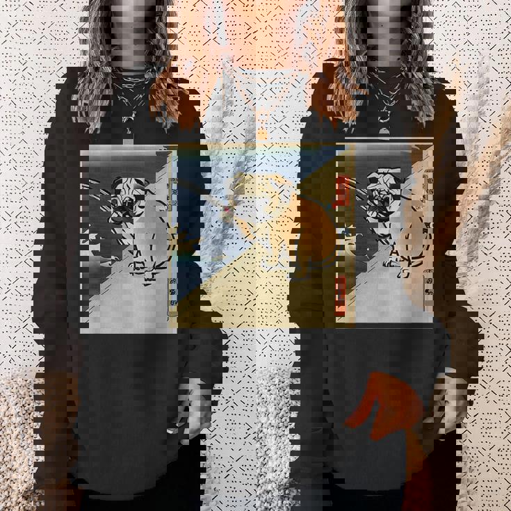 パグ 犬 面白いtシャツ イヌ 釣り メンズ おもしろ 面白い 服 おもしろグッズ 文字tシャツ ネタ 海釣り 川釣り スウェットシャツ 彼女への贈り物