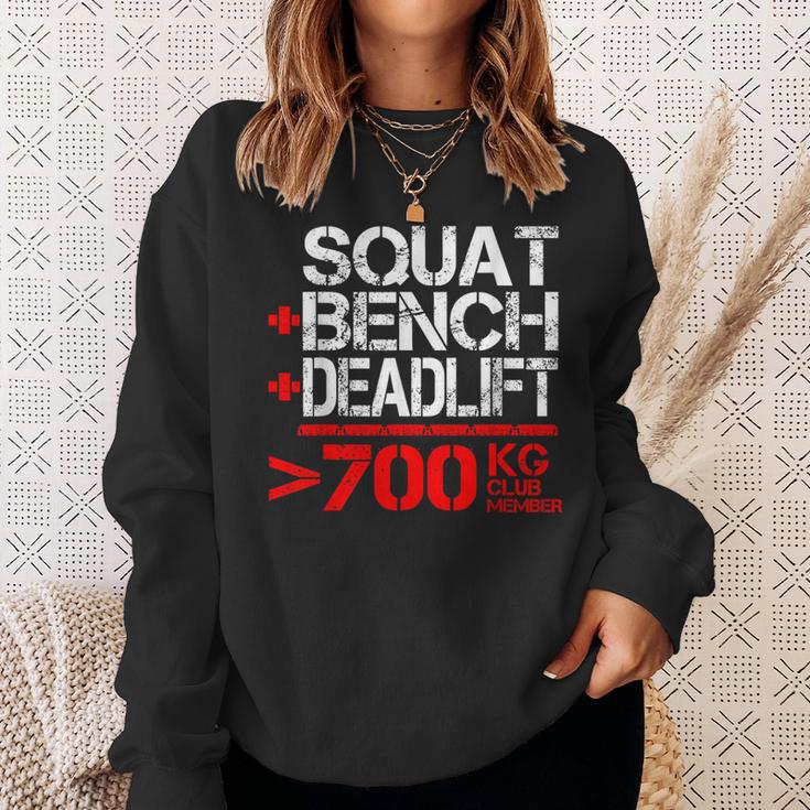 パワーリフティング700kgクラブメンブ Powerlifting 700 Kg Club Member スウェットシャツ 彼女への贈り物