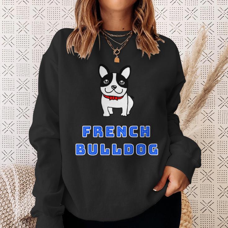 フレンチブルドッグ さん 犬【どうぶつフレンズ】グッズ ゆるくて かわいい イラスト 長袖tシャツ スウェットシャツ 彼女への贈り物