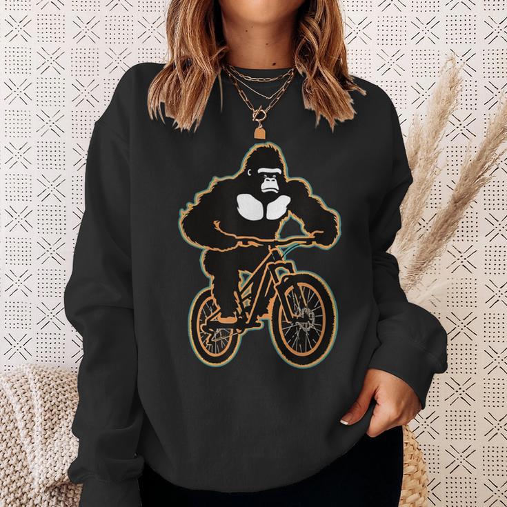 マウンテンバイク ゴリラ ダウンヒル ライダー Mtb スウェットシャツ 彼女への贈り物