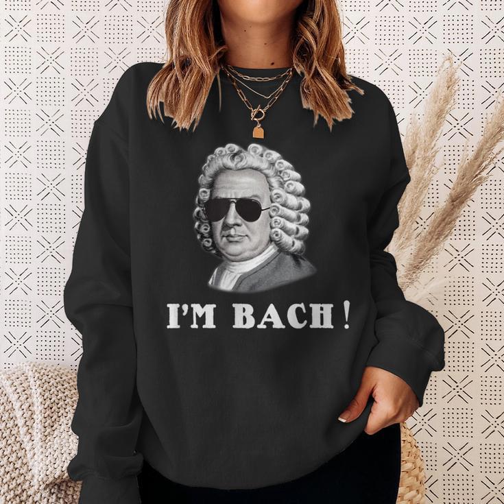 ヨハン・セバスティアン・バッハ I'm Bach おもしろい スウェットシャツ 彼女への贈り物