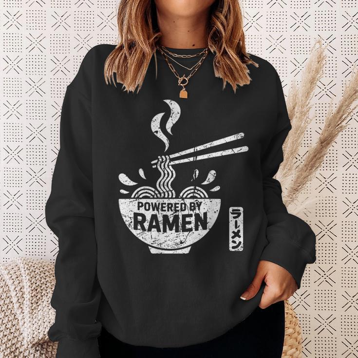 ラーメン 日本麺好き 食文化デザイン スウェットシャツ 彼女への贈り物