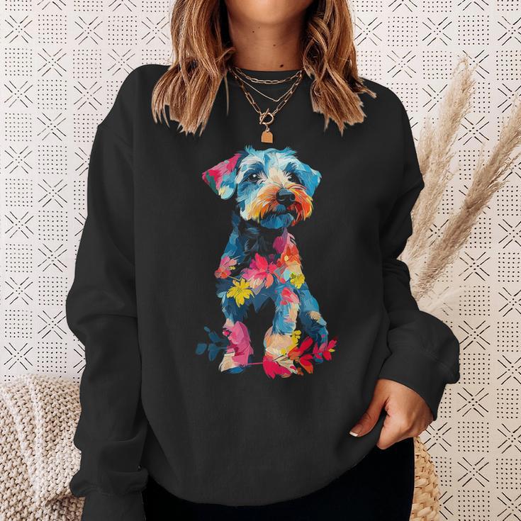 レイクランドテリア 犬 グラフィック ペットアート レイクランドテリア スウェットシャツ 彼女への贈り物