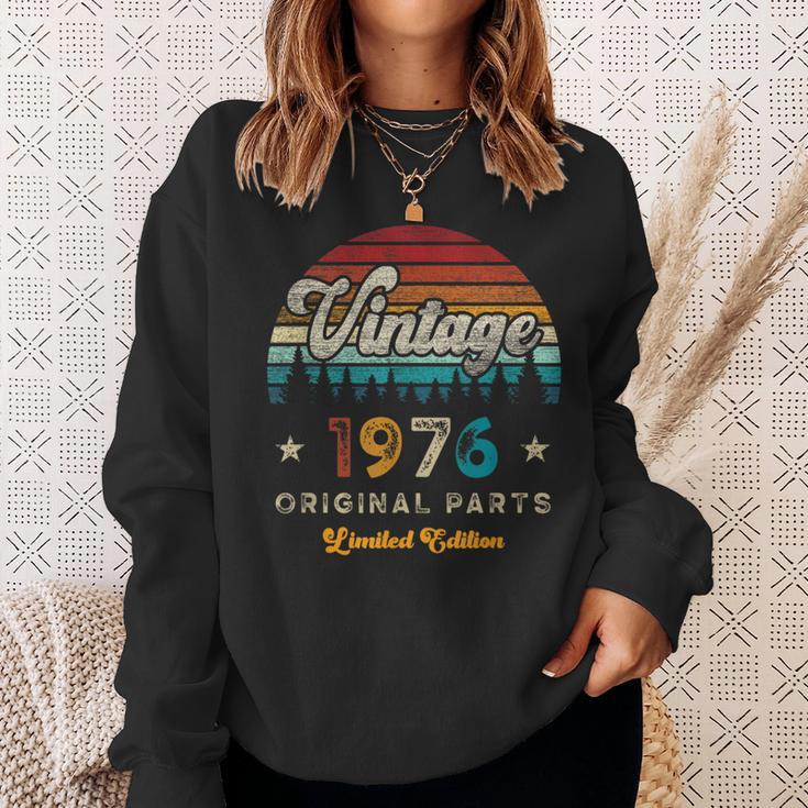 ヴィンテージ 1976 バースデー 50年限定品 スウェットシャツ 彼女への贈り物