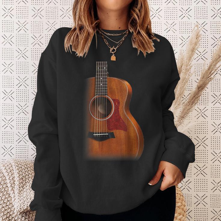 ヴィンテージアコースティックギターtシャツ スウェットシャツ 彼女への贈り物