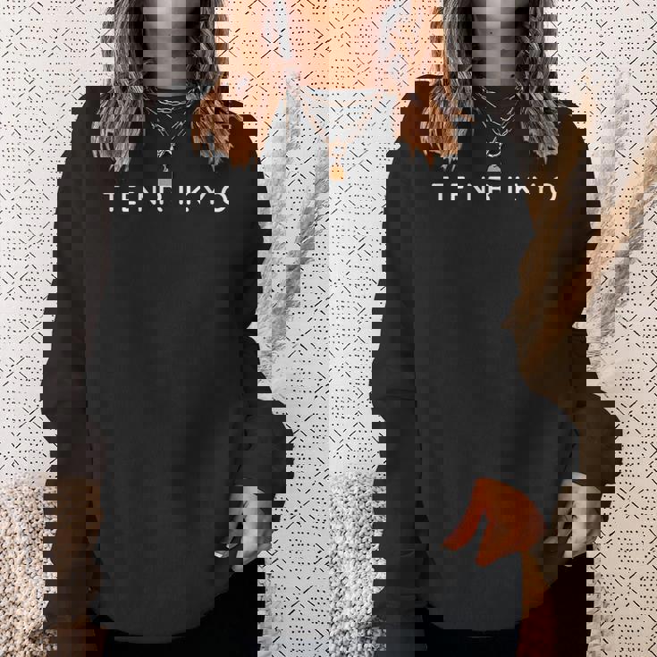 天理教 モダン コンテンポラリー フォント ミニマリストデザイン スウェットシャツ 彼女への贈り物