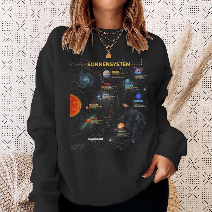 太陽系tシャツ 完璧な宇宙愛好家へのギフトtシャツ スウェットシャツ 彼女への贈り物