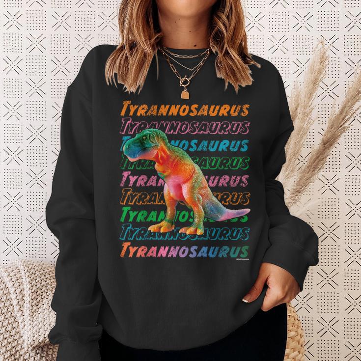 恐竜 Tyrannosaurus ティラノサウルス スウェットシャツ 彼女への贈り物