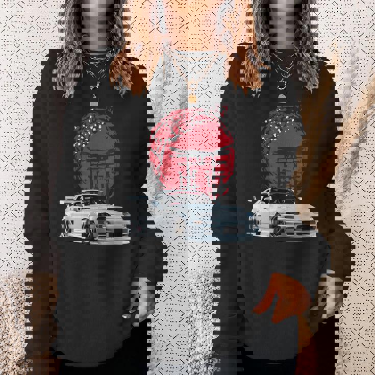 日本国内市場向けスープラ ヴィンテージ Jdm チューニング ドリフトカー スウェットシャツ 彼女への贈り物