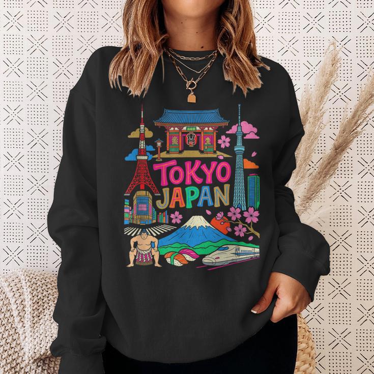 東京 日本 旅行 お土産 都市 ランドマーク 観光 ギフト スウェットシャツ 彼女への贈り物