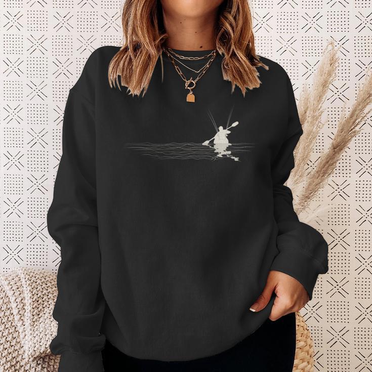 釣り人 シーカヤック フィッシングカヤック 足漕ぎ 長袖tシャツ スウェットシャツ 彼女への贈り物