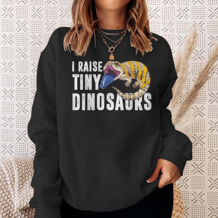面白い青い舌のキンク I Pull Little Dinosaurs スウェットシャツ 彼女への贈り物