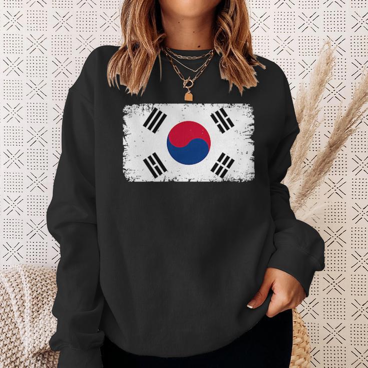 韓国軍 裏面 韓国国旗 スウェットシャツ 彼女への贈り物