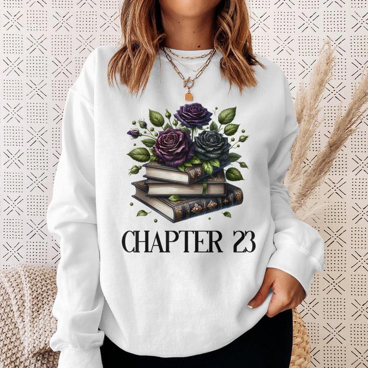 23rd Birthday Chapter 23 Bookish Spicy Book Dark Romance Sweatshirt Gifts for Her