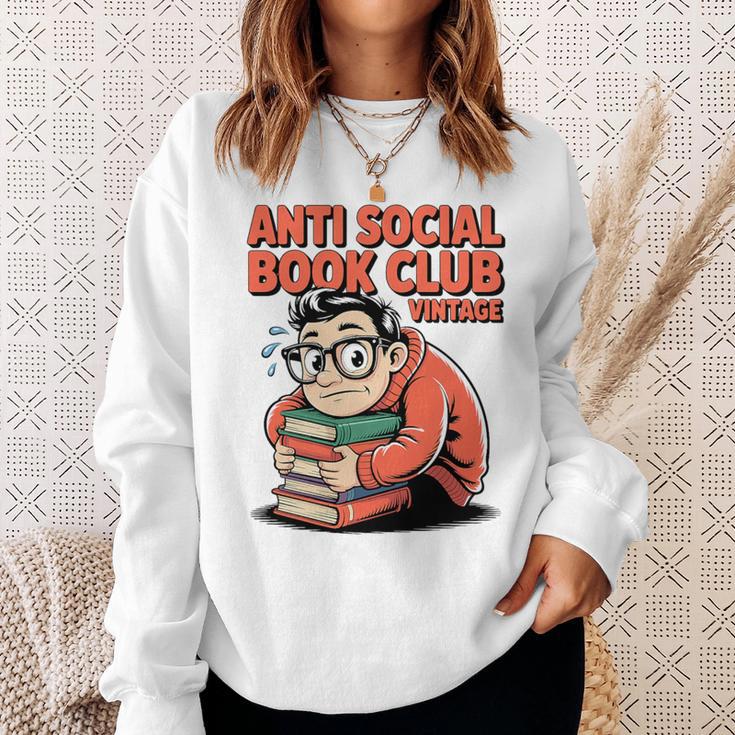Anti Social Book Club Vintage Retro Reader Art Premium Tri-Blend Sweatshirt Gifts for Her Anti Social Book Club Vintage Retro Reader Art Premium Tri-Blend Sweatshirt Gifts for Her