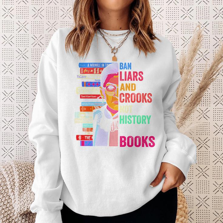 Ban Liars And Crooks Not History And Books Sweatshirt Gifts for Her Ban Liars And Crooks Not History And Books Sweatshirt Gifts for Her