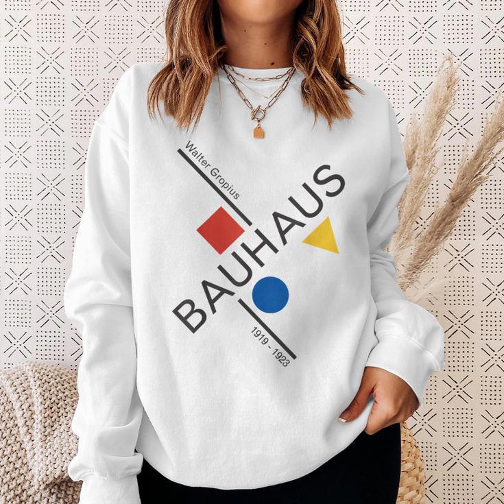 Bauhausムーブメントtシャツ、1923年建築作品。 スウェットシャツ 彼女への贈り物