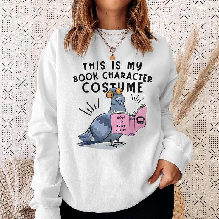 This Is My Book Character Costume Pigeon Kids Reading Sweatshirt Gifts for Her This Is My Book Character Costume Pigeon Kids Reading Sweatshirt Gifts for Her