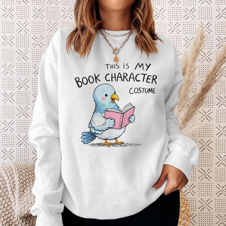 This Is My Book Character Costume I Pigeon Reading Tee Sweatshirt Gifts for Her