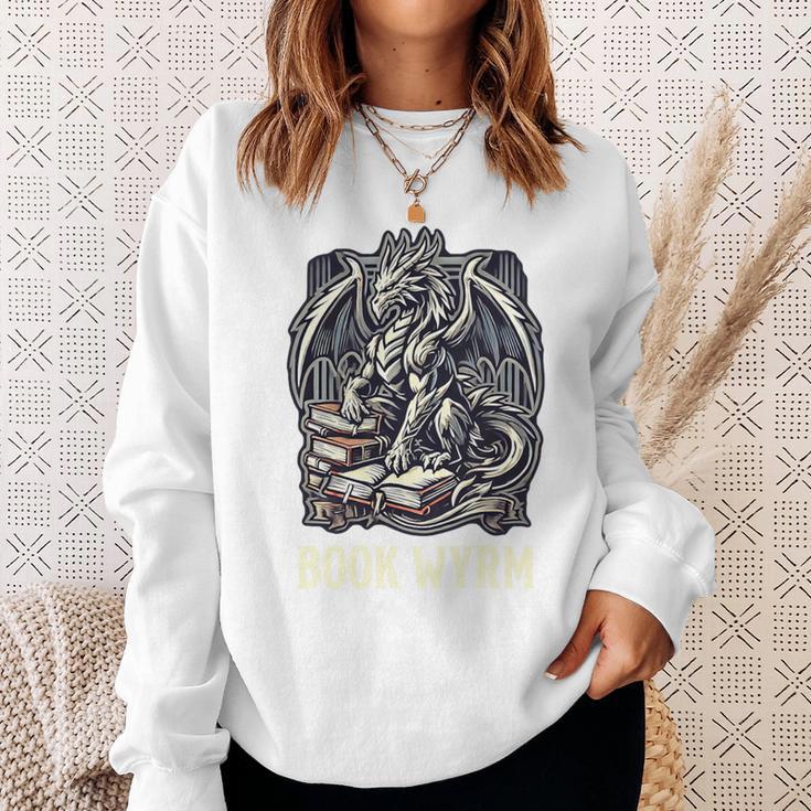 Book Lover I'm a Bookwyrm Not A Bookworm Fantasy Library Fan Premium Tri-Blend Sweatshirt Gifts for Her Book Lover I'm a Bookwyrm Not A Bookworm Fantasy Library Fan Premium Tri-Blend Sweatshirt Gifts for Her