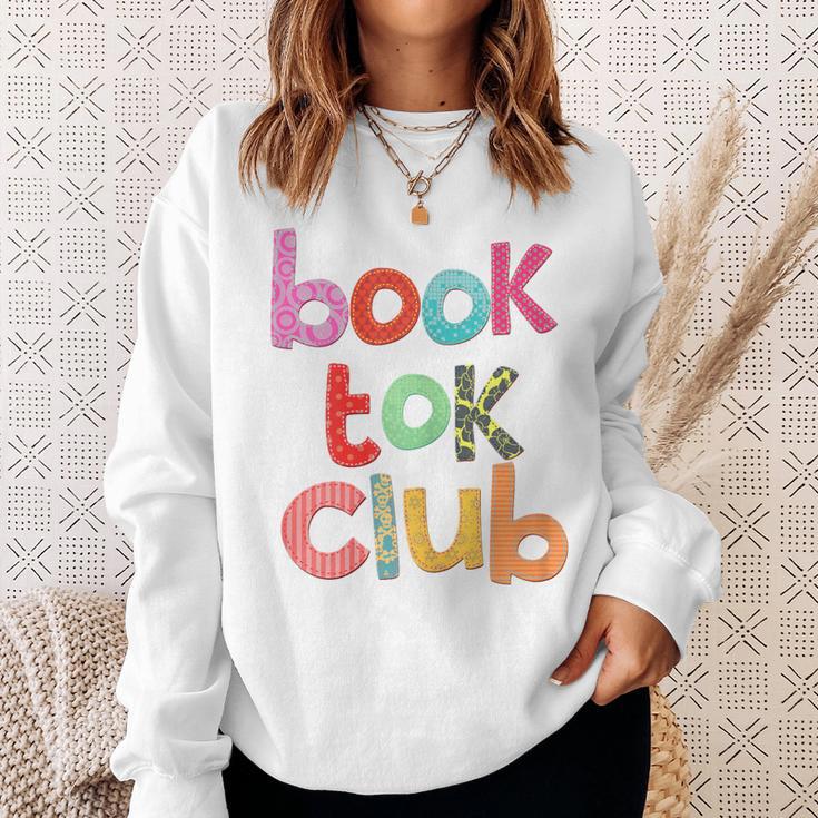 Book Tok Club Book Lover Bookish Librarian Reading Reads Sweatshirt Gifts for Her