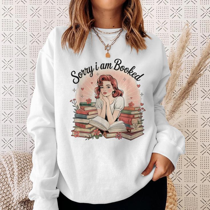 My Weekend Is Booked Reading Read Books Reader Nerd Sweatshirt Gifts for Her