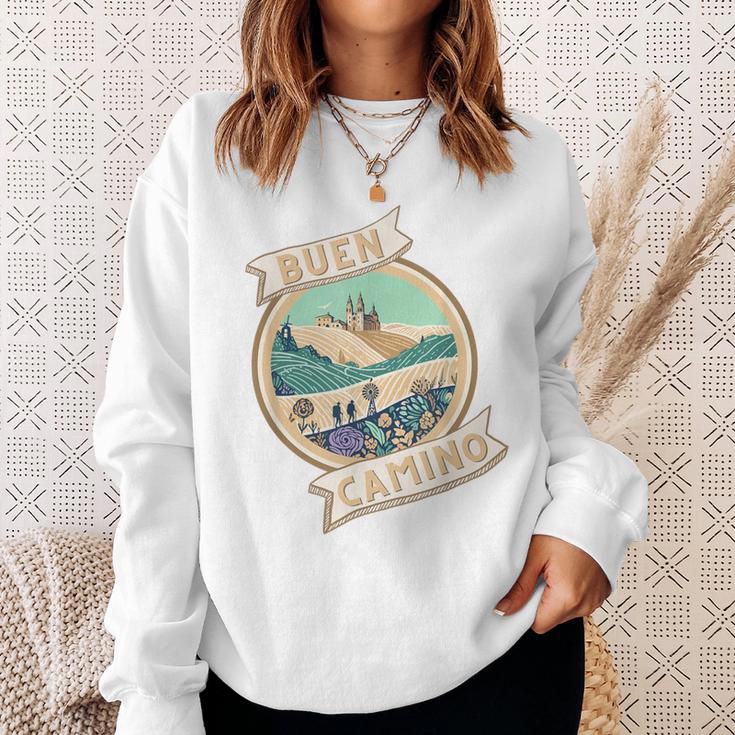 Buen Camino De Santiago Compostela Shirt Souvenir Tee Book Sweatshirt Gifts for Her