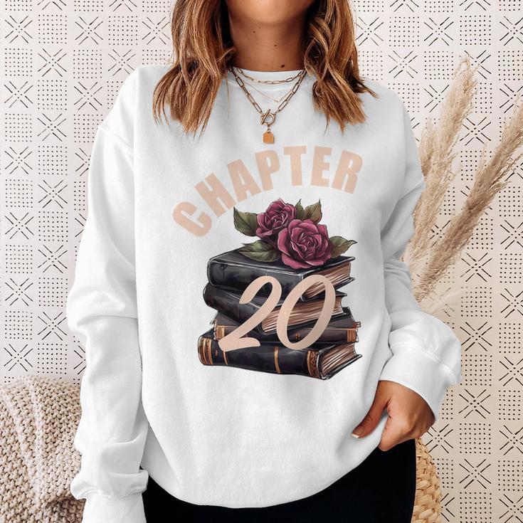 Chapter 20 20th Birthday Women Book Lovers Its My Birthday Premium Tri-Blend Sweatshirt Gifts for Her