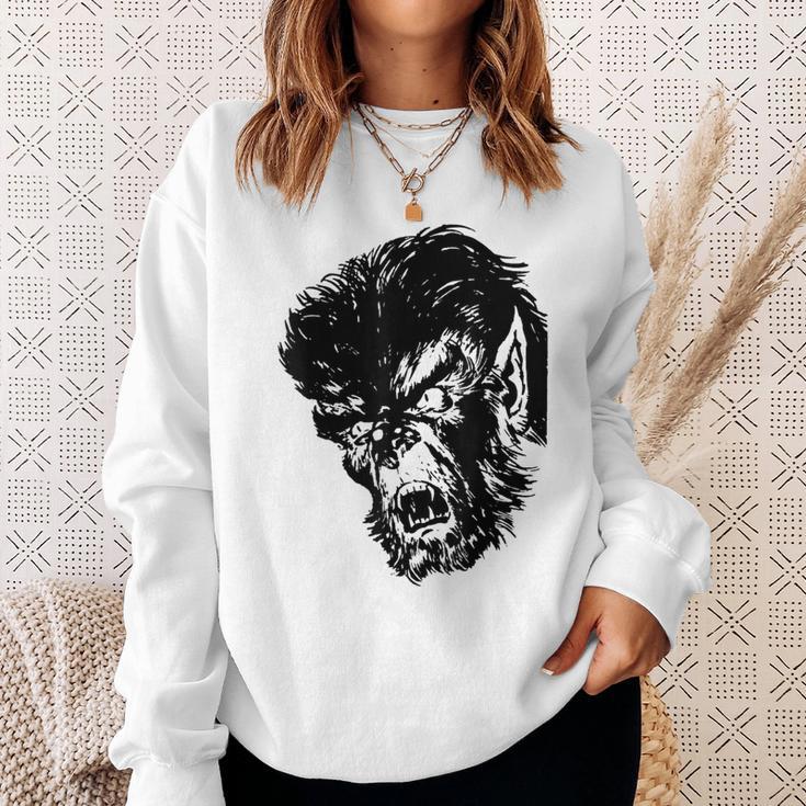 Classic Monster Horror Comic Book Horror Movie Werewolf Sweatshirt Gifts for Her Classic Monster Horror Comic Book Horror Movie Werewolf Sweatshirt Gifts for Her