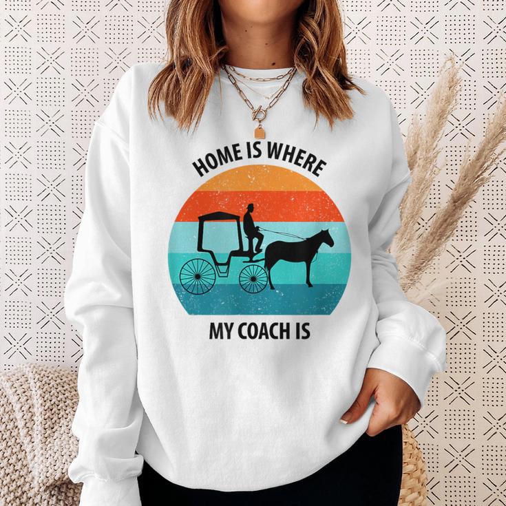 Coachman 馬車 馬車 職業格言 スウェットシャツ 彼女への贈り物
