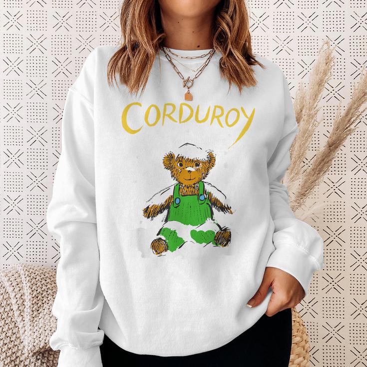 Corduroy Teddy Bear In The Snow Christmas Children's Book Sweatshirt Gifts for Her Corduroy Teddy Bear In The Snow Christmas Children's Book Sweatshirt Gifts for Her