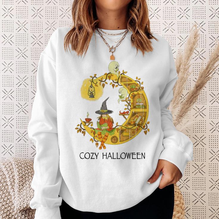 Cozy Halloween Coloring Book Adult Coloring Sweatshirt Gifts for Her Cozy Halloween Coloring Book Adult Coloring Sweatshirt Gifts for Her