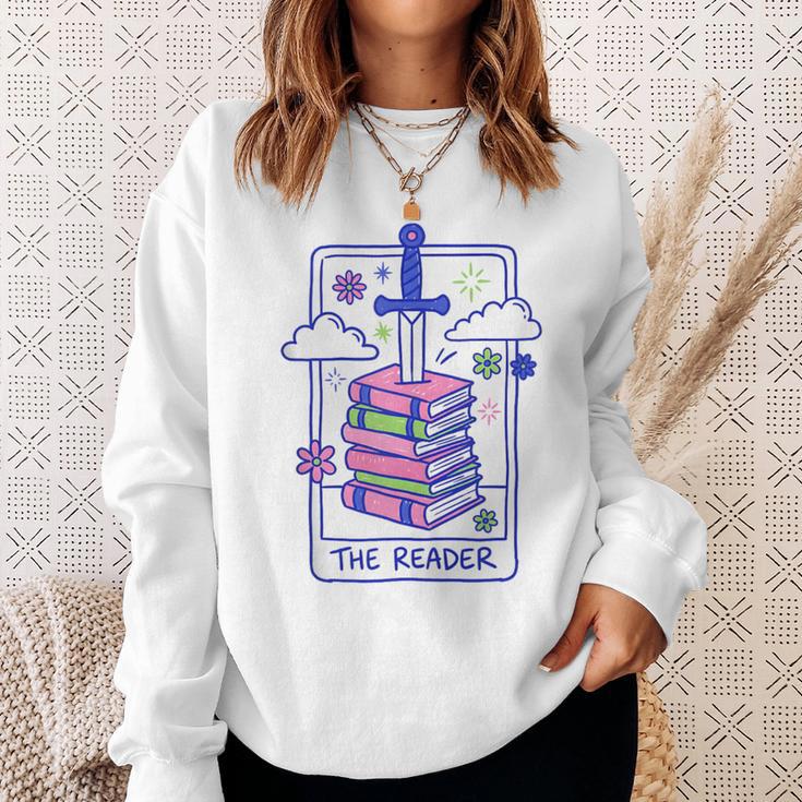 Dark Romance Reader Retro 90s Style Bookish Spicy Book Lover Sweatshirt Gifts for Her