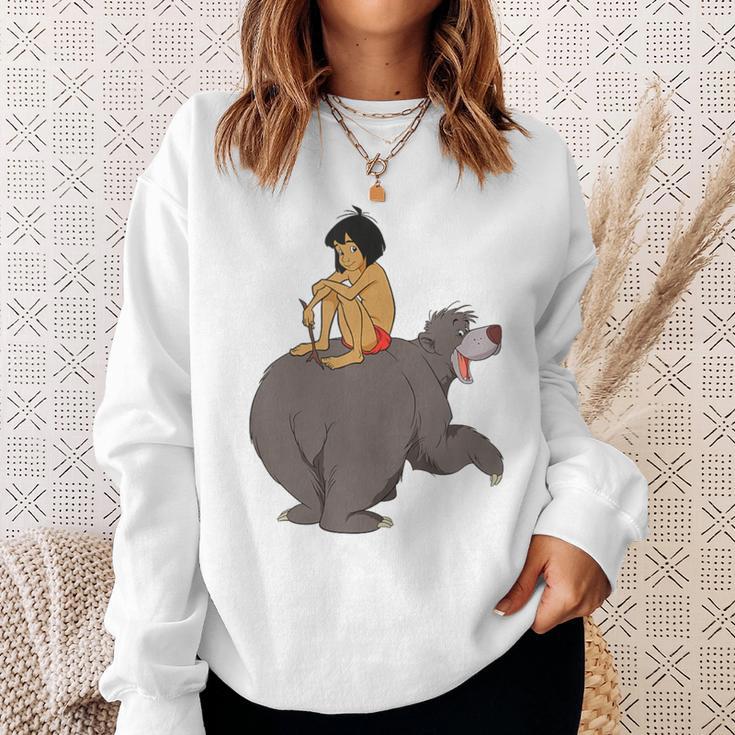Disney The Jungle Book Mowgli And Baloo Chillin Sweatshirt Gifts for Her