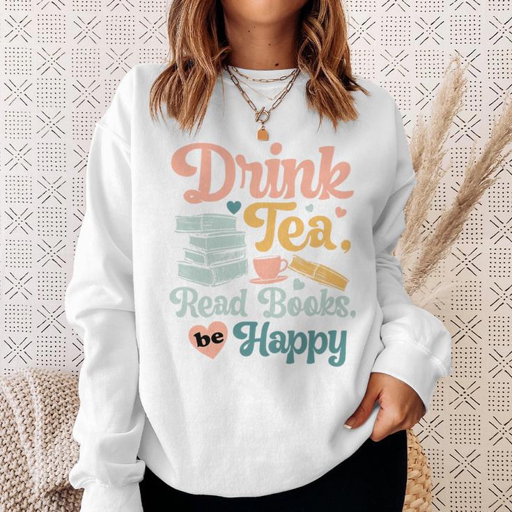 Drink Tea Read Books Nerd Book Reader Book Reading Lover Premium Tri-Blend Sweatshirt Gifts for Her Drink Tea Read Books Nerd Book Reader Book Reading Lover Premium Tri-Blend Sweatshirt Gifts for Her