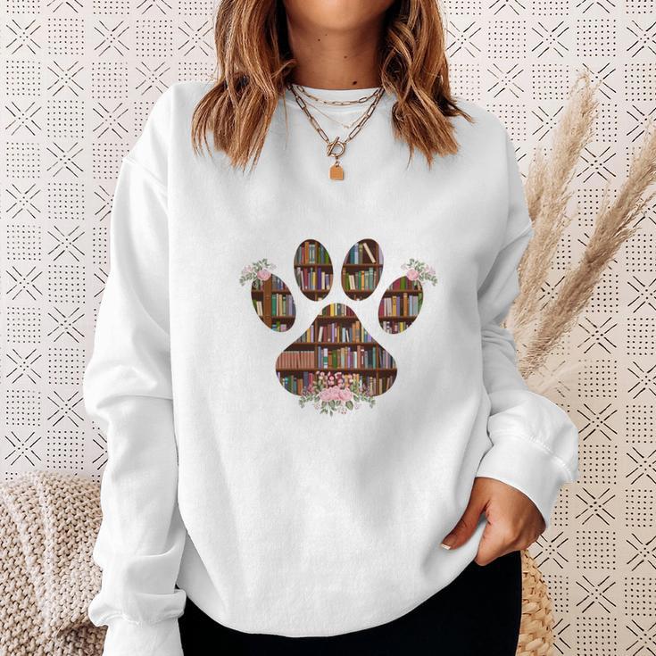 Easily Distracted By Dogs And Books Sweatshirt Gifts for Her