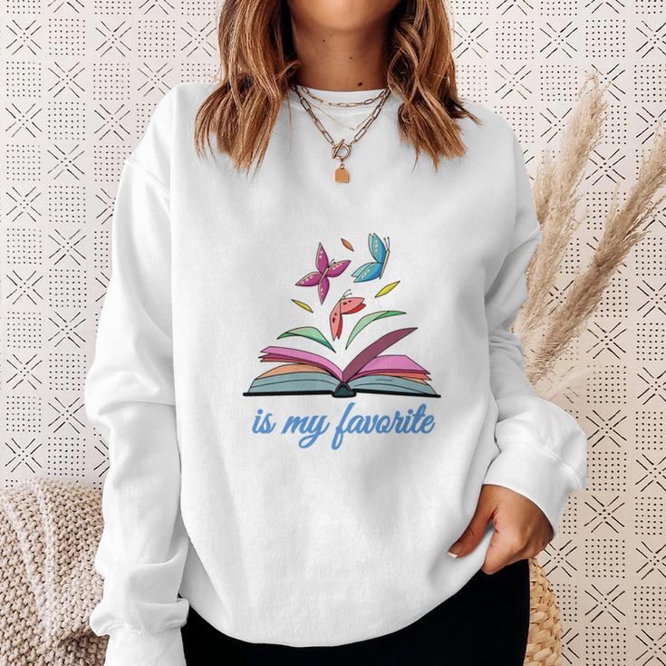 My Granddaughter Is My Favorite Author For Book Lovers Sweatshirt Gifts for Her