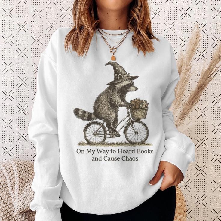 On My Way To Hoard Books And Cause Chaos Sweatshirt Gifts for Her