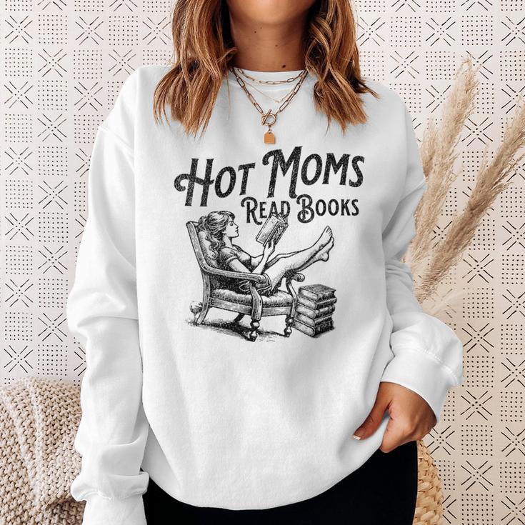 Hot Moms Read Books For Moms Book Lover Sweatshirt Gifts for Her Hot Moms Read Books For Moms Book Lover Sweatshirt Gifts for Her