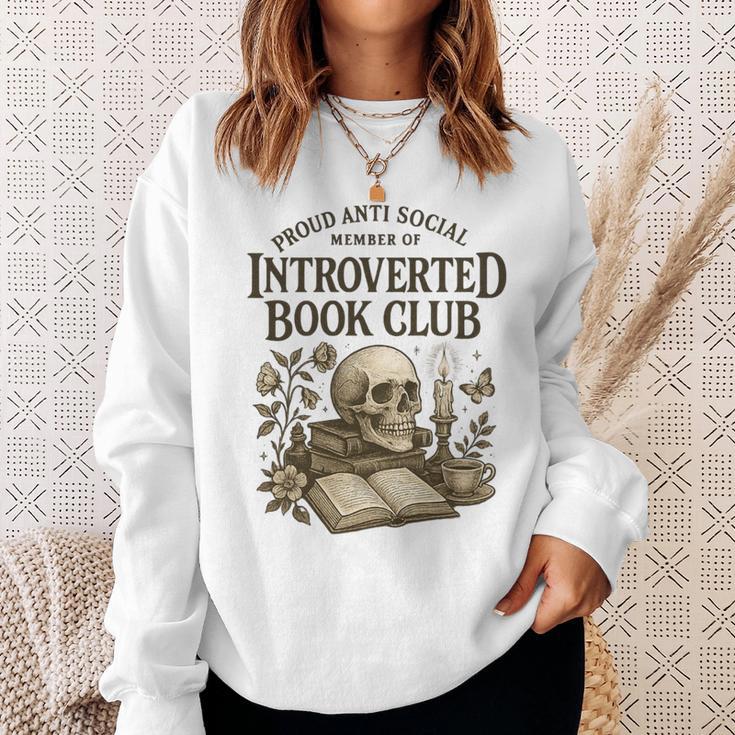 Introverted Book Club Member Anti Social Reader Premium Tri-Blend Sweatshirt Gifts for Her Introverted Book Club Member Anti Social Reader Premium Tri-Blend Sweatshirt Gifts for Her
