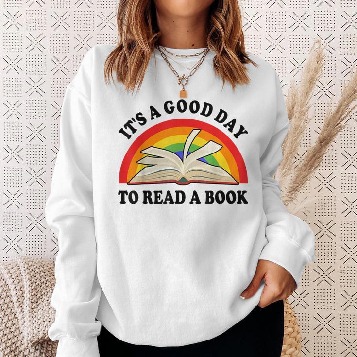Its Good Day To Read A Book Kids Girl Women Teacher Reading Sweatshirt Gifts for Her Its Good Day To Read A Book Kids Girl Women Teacher Reading Sweatshirt Gifts for Her