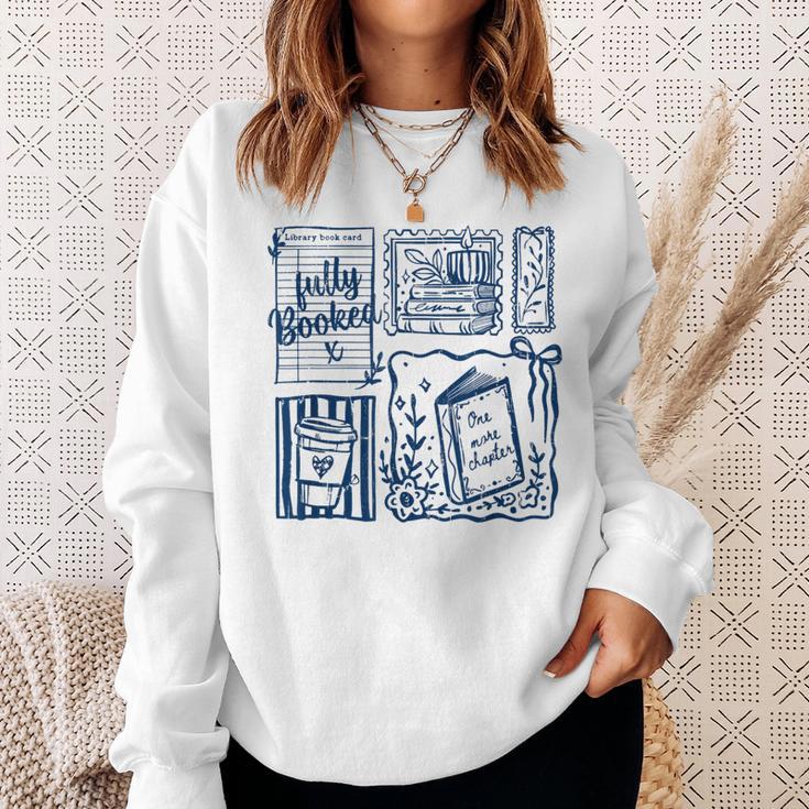 Just One More Chapter Books And Coffee Sweatshirt Gifts for Her
