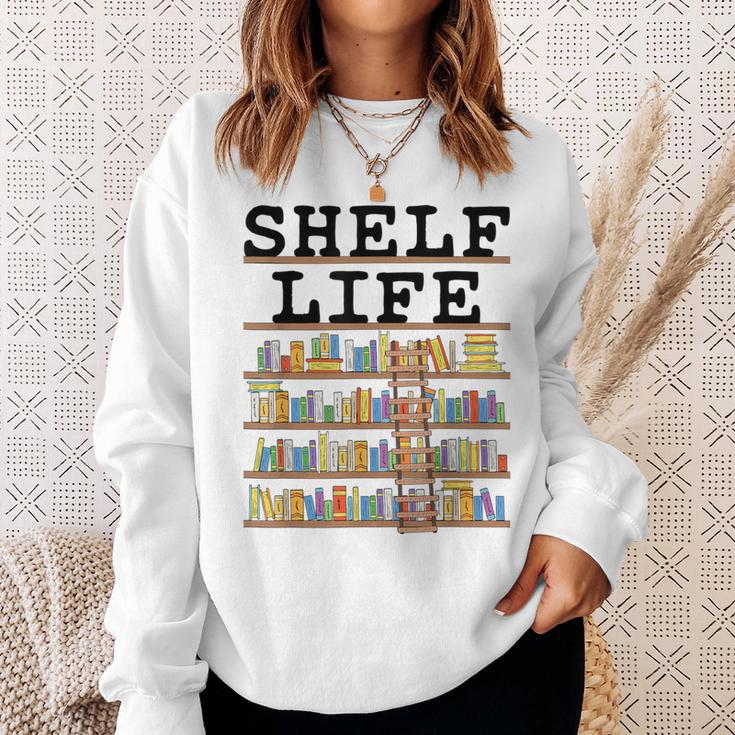 Librarian Book Lover Reader Shelf Bookshelf Women Sweatshirt Gifts for Her